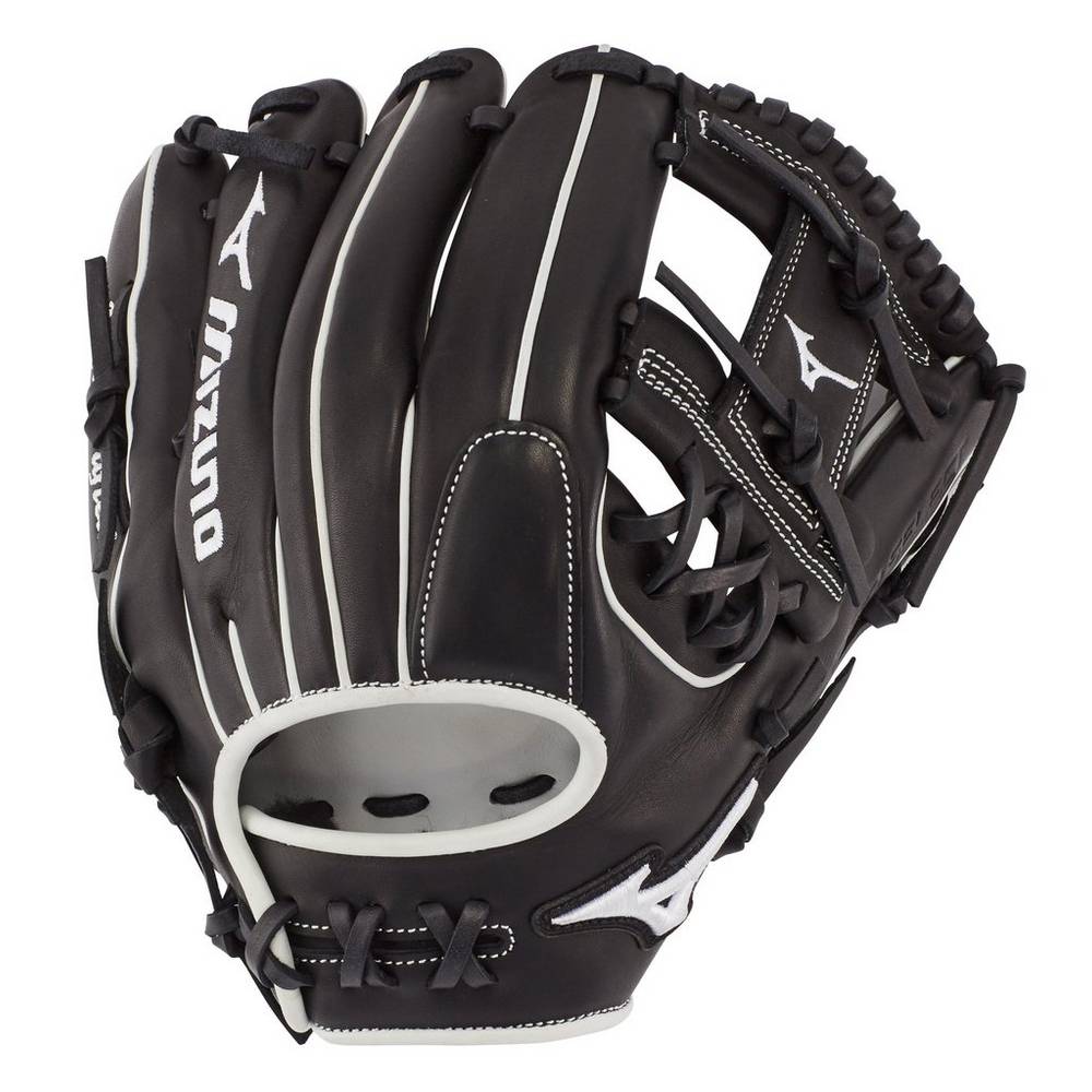 Guanti Mizuno Softball Pro Select Fastpitch 11.5" Donna - Nere - 46381-GAXT